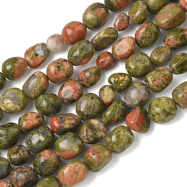 nat&uuml;rlichen unakite Perlenstr&auml;nge(G-C286-A13)-2