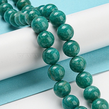 Natural Amazonite Beads Strands(G-P503-10MM-10)-2