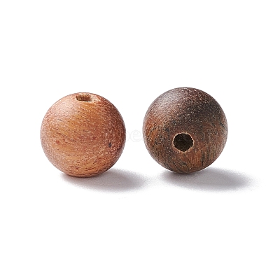 Nat&uuml;rlichen Sandelholz Perlen(WOOD-F008-02F)-3