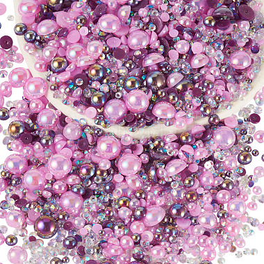 半円形ABSプラスチックカボション(FIND-TAC0038-08D)-3