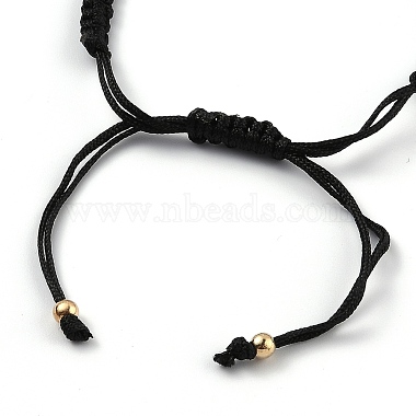 Adjustable Nylon Cord Braided Bead Bracelet(EJEW-H118-01G)-4