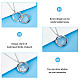 DIY Blank Dome 304 Stainless Steel Locket Pendant Necklace Making Kit(STAS-DR0001-02P)-5