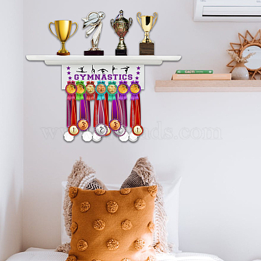 Fashion Wood Medal Hanger Holder Display Wall Rack(ODIS-WH0068-002)-6