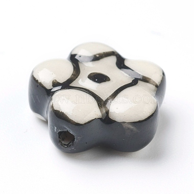 Handmade Porcelain Flower Beads(PORC-J008-05A)-5