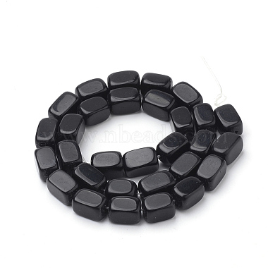 Natural Obsidian Beads Strands(G-Q974-10)-2