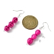 Dyed Synthetic Turquoise Dangle Earrings(EJEW-JE05376)-3