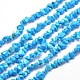 Puce turquoise synthétique chapelets de perles(G-M205-54)-2