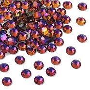 Preciosa&reg MAXIMA Crystal No Hotfix Flatback Stones, Czech Crystal, Aluminium Layer, Round(438 11 615 Chaton Rose), 00030 299 Volcano, SS8(2.3~2.5mm)(Y-PRC-NSS8-00030-299)