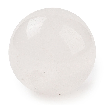 Natural Quartz Crystal Sphere Beads, No Hole/Undrilled, Rock Crystal Round Ball Beads, 39~41mm