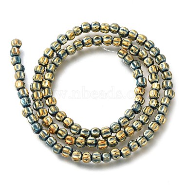 Electroplated Synthetic Non-magnetic Hematite Beads Strands(G-C154-A01-01I)-2