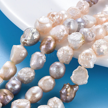 Colorful Potato Keshi Pearl Beads