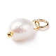 Grade B Natural Cultured Freshwater Pearl Charms(X-PALLOY-JF01497-01)-3