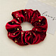 Solid Color with Star Cloth Ponytail Scrunchy Hair Ties(PW-WG29086-05)-1