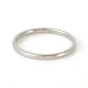 201 Stainless Steel Plain Band Rings(RJEW-G107-1.5mm-5-P)-2