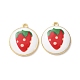 Plating Eco-Friendly Printed Alloy Pendants(AL-CBAE25B-01D-G)-1