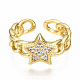 Brass Micro Pave Clear Cubic Zirconia Cuff Rings(RJEW-N035-002-NF)-3