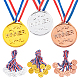 24 個 3 色のプラスチック製スポーツ大会メダル(NJEW-CN0001-01)-1