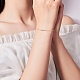Clear Cubic Zirconia Bracelet Adjustable Curved Bar Link Bracelet Classic Tennis Bracelet Charms Jewelry Gifts for Women(JB756A)-6