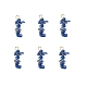 pendentifs en copeaux de lapis-lazuli naturel(PALLOY-TAC0052-08)-1
