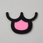 Felt Craft Doll Mouth, for DIY Doll Toys Puppet Plush Animal Making, Pink, 28x39x1mm(DOLL-WH0007-18E)