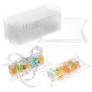 PVC Plastic Gift Storage Pillow Case, Gift Packaging Supplies, Clear, 11x6x2.5cm(CON-WH0099-06)