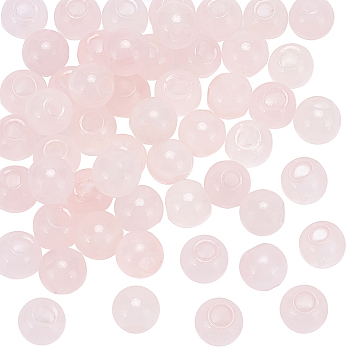 Natural Rose Quartz Beads, Round, 6mm, Hole: 2mm, 50pcs/box