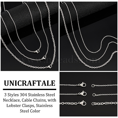 Unicraftale 24Pcs 3 Styles 304 Stainless Steel Necklace(STAS-UN0056-50)-5