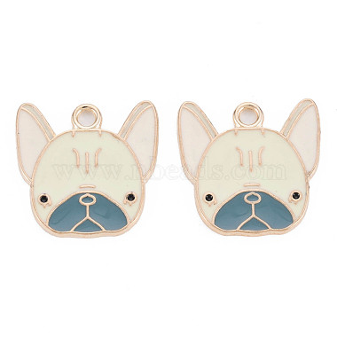 Alloy Enamel Puppy Pendants(ENAM-S115-053)-2