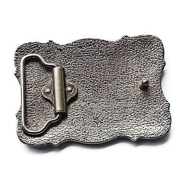 Alloy Rectangle with Cross Belt Buckles(RELI-PW0001-115)-3