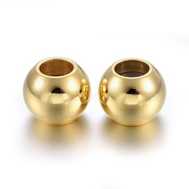 Golden Rondelle Stainless Steel Stopper Beads