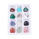 Natural & Synthetic Mixed Gemstone Pendants(X-G-S045-11-B)-1
