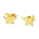 Cute Little Animal Theme 304 Stainless Steel Stud Earrings(EJEW-B041-03C-G)-1