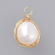 Natural Baroque Pearl Keshi Pearl(PALLOY-JF00409)-1