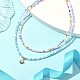 2Pcs 2 Style Glass Seed Beaded Necklaces Set(NJEW-JN04356)-2