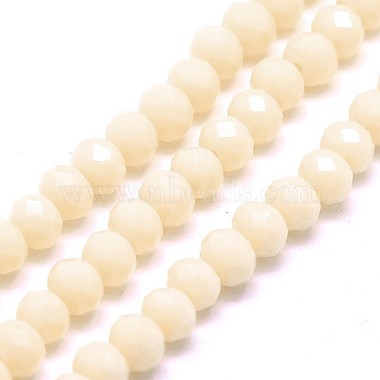 Imitation Jade Glass Faceted Rondelle Beads Strands(X-GLAA-F001-6x4mm-14)-2