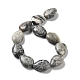 Natural Map Stone/Polychrome Jasper/Picasso Stone/Picasso Jasper Beads Strands(G-P528-L11-01)-3