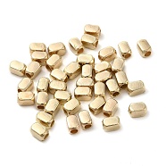 CCB Plastic Beads, Rectangle, Golden, 5x3x3mm, Hole: 1.8mm(CCB-H001-07G)