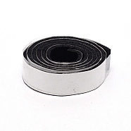 Self Adhesive Felt Tape, Furniture Felt Strips, Flat, Gray, 20x3mm, 1m/roll(AJEW-WH0006-01A)