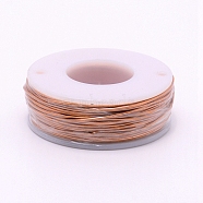 Matte Round Aluminum Wire, with Spool, Dark Salmon, 20 Gauge, 0.8mm, 36m/roll(AW-G001-M-0.8mm-04)