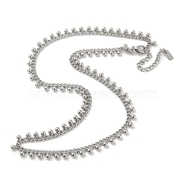 Round 304 Stainless Steel Necklaces