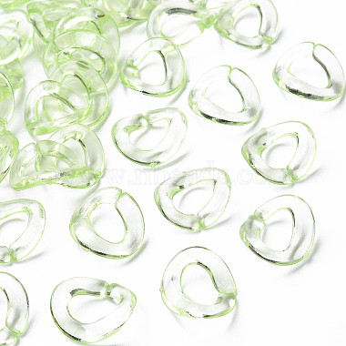 Light Green Oval Acrylic Quick Link Connectors