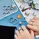 18Pcs 9 Size 201 Stainless Steel Grooved Finger Ring Settings(STAS-UN0047-29)-4