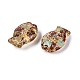 Picasso Transparent Glass Beads(SEED-Q039-03E)-2