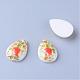 Printed Resin Cabochons(CRES-T003-13x18mm-09)-1