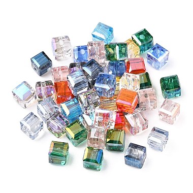 Faceted Transparent Glass Beads(GLAA-E047-03B)-2