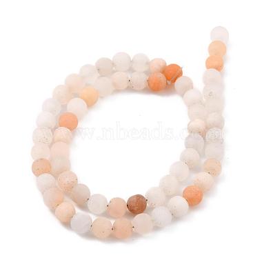 Chapelets de perles en aventurine rose naturel(X-G-Q462-6mm-13)-3
