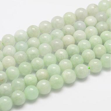 8mm PaleGreen Round Other Jade Beads