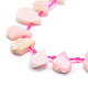Chapelets de perles en opale rose naturelle(G-E569-R02)-3