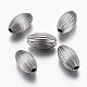 304 Stainless Steel Corrugated Beads(STAS-P218-27-8mm)-1