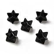 Natural Obsidian Beads, No Hole/Undrilled, Merkaba Star, 14.5~15x14.5~15x14.5~15mm(G-A206-01A-19)